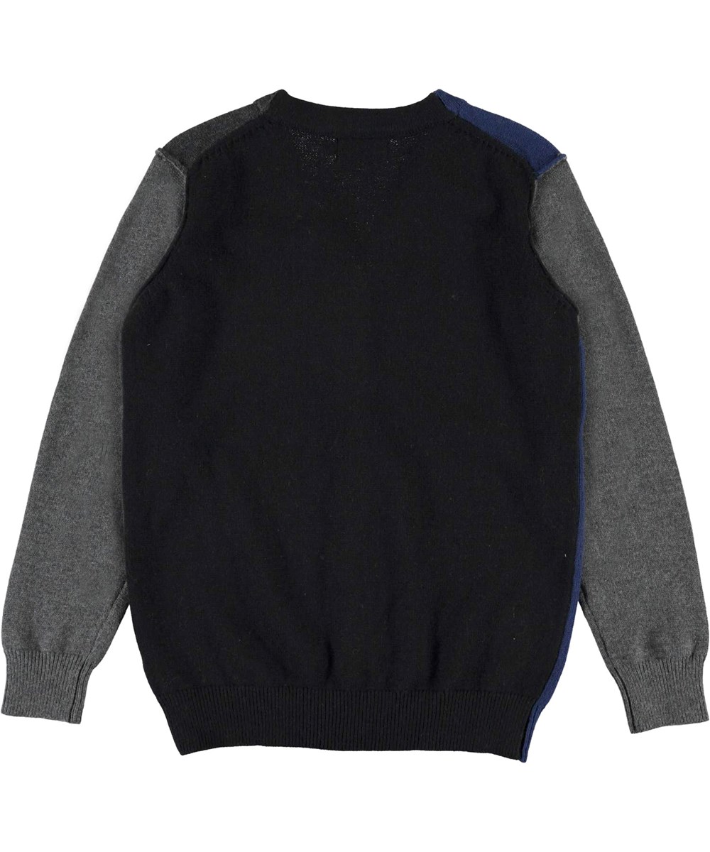 Basel - Colourblock - Color-blocking Strickjacke