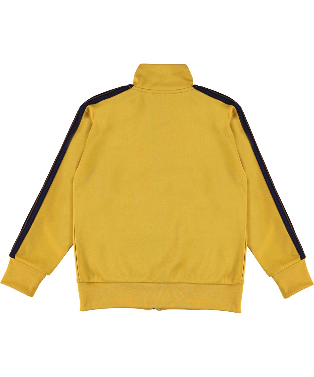 Maboo - Nugget Gold - Goldende Trackjacke mit schwarzem Streifen