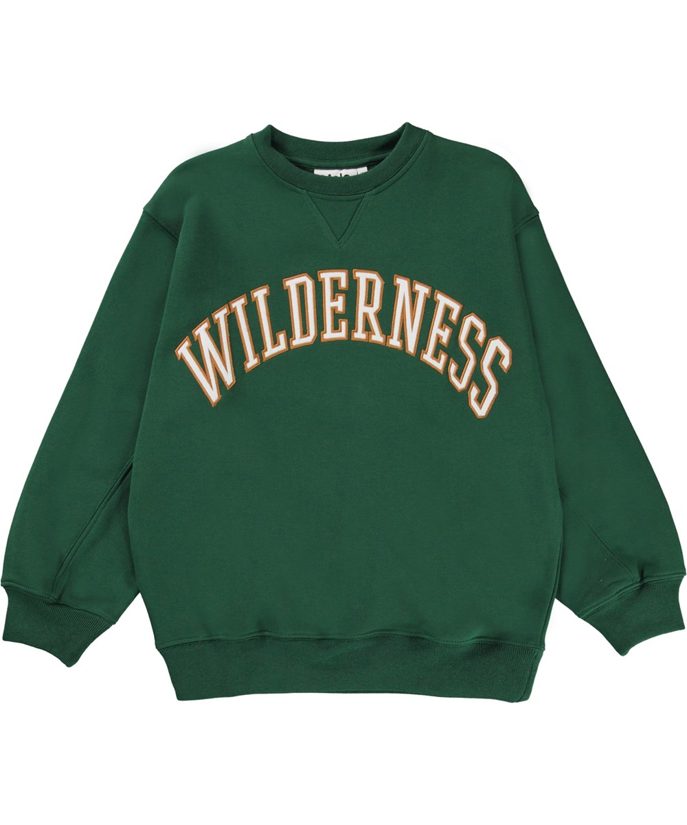 Magni - Eden - Grünes Sweatshirt mit Wildnisdruck