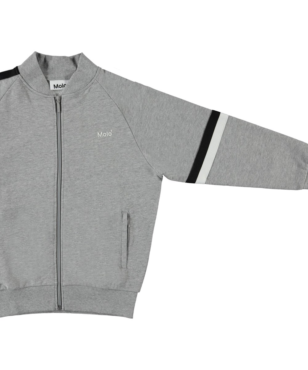 Manco - Grey Melange - Grauer Sport-Pullover