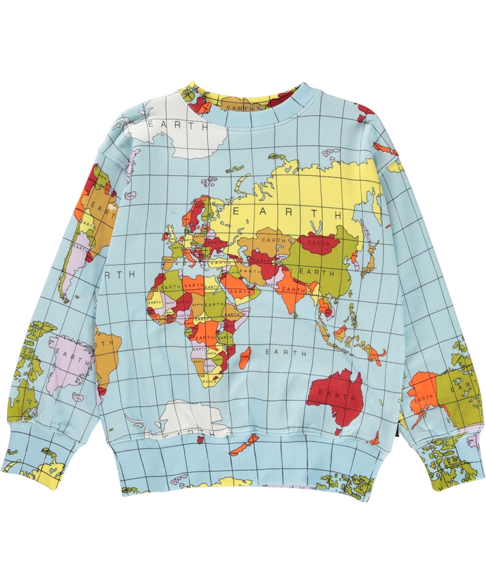 Mattis - Atlas - Hellblaues Öko-Atlas-Sweatshirt