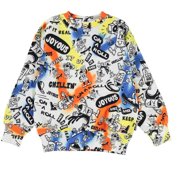 Mattis - Game On - Mehrfarbiges Sweatshirt mit Tastatur-Print. - Molo