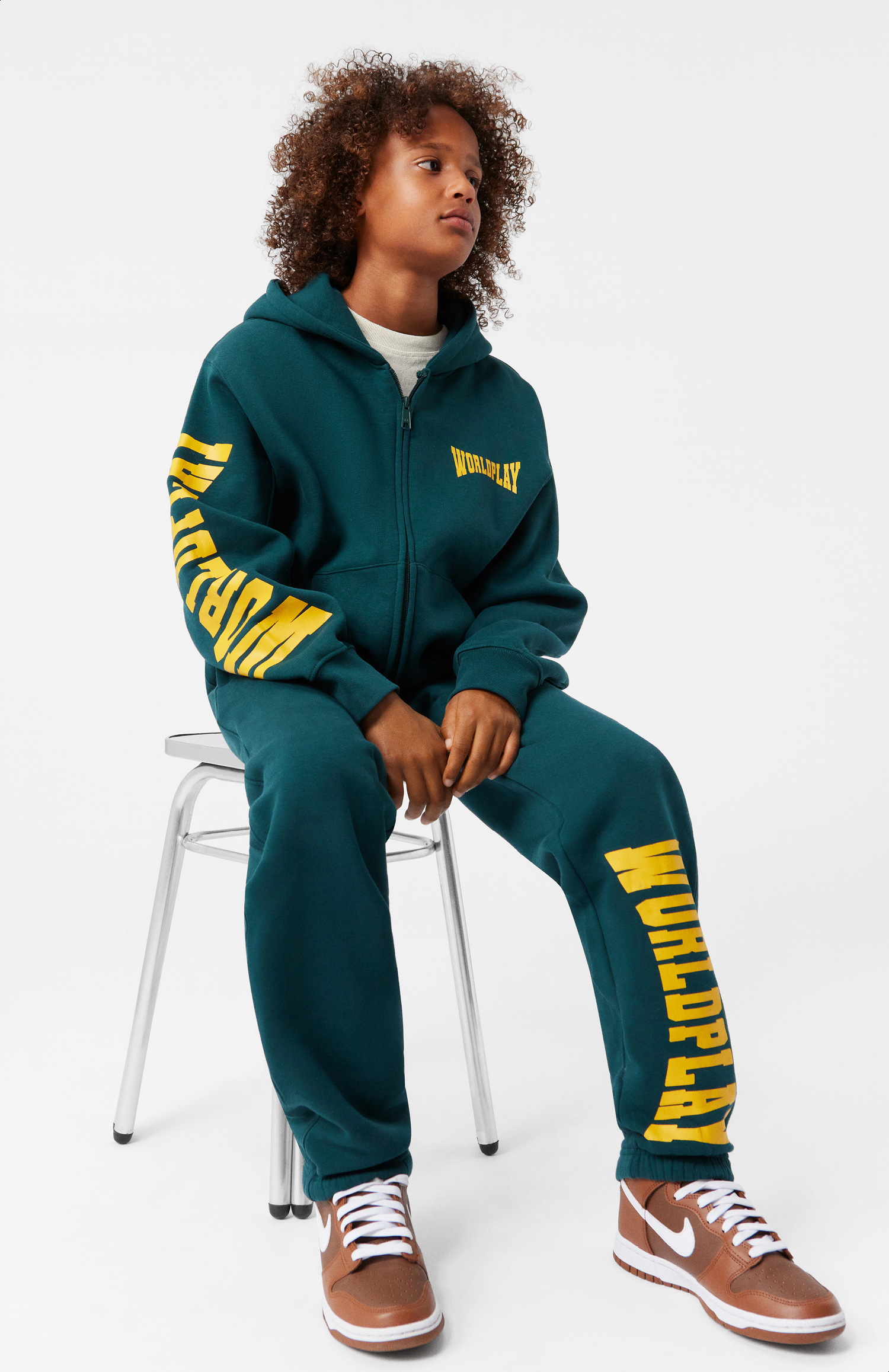 Mazz - Ponderosa Pine - Grüner Hoodie aus Öko-Baumwolle mit