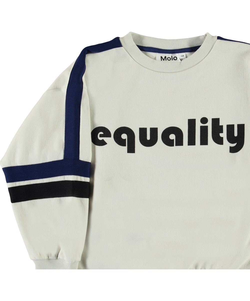Mexon - Dark White - 'Equality'-Sweatshirt