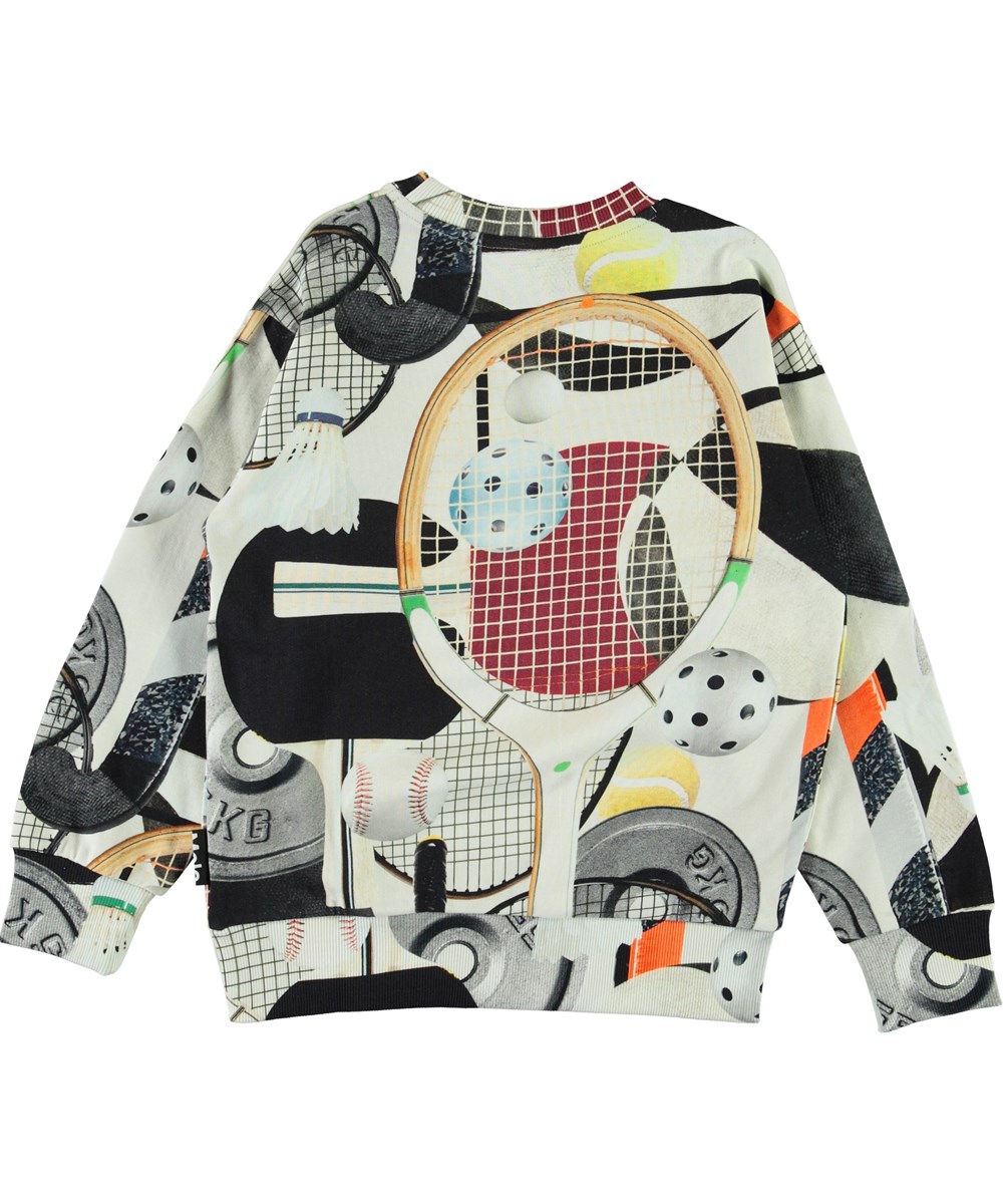 Mik - Sports Gear - Öko-Sweatshirt mit Sportgeräten