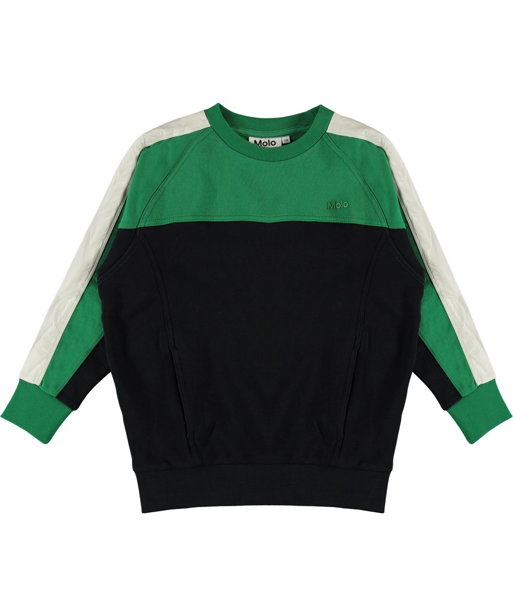 Miwo - Jungle - Grünes und schwarzes Sweatshirt