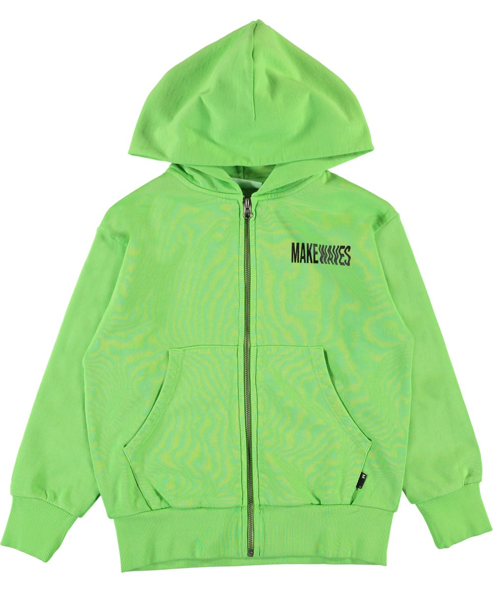 Mok - Green Flash - Neongrüner Hoodie