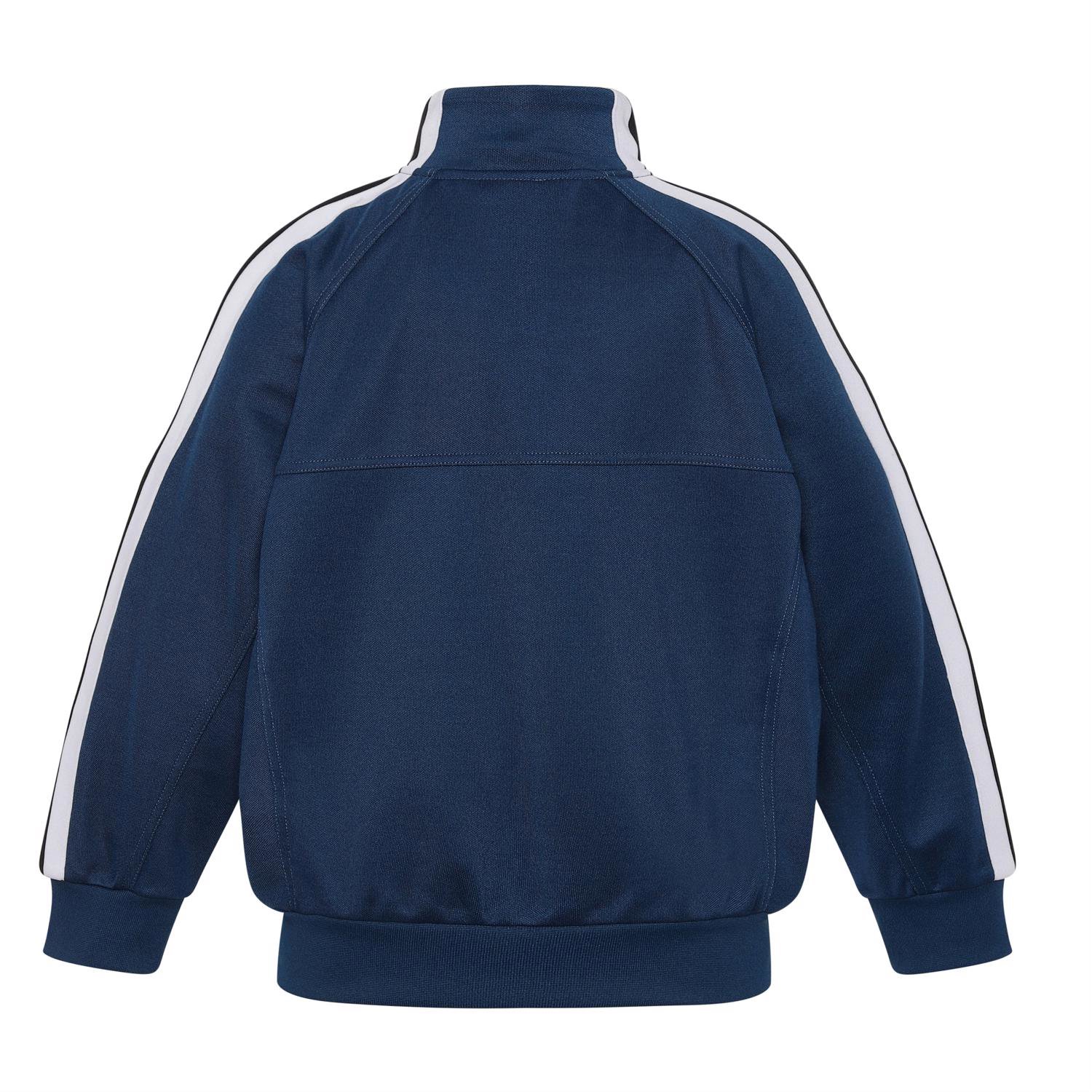 Monrad - Sea - Blaue Jacke mit schwarzen und weißen Streifen - Molo