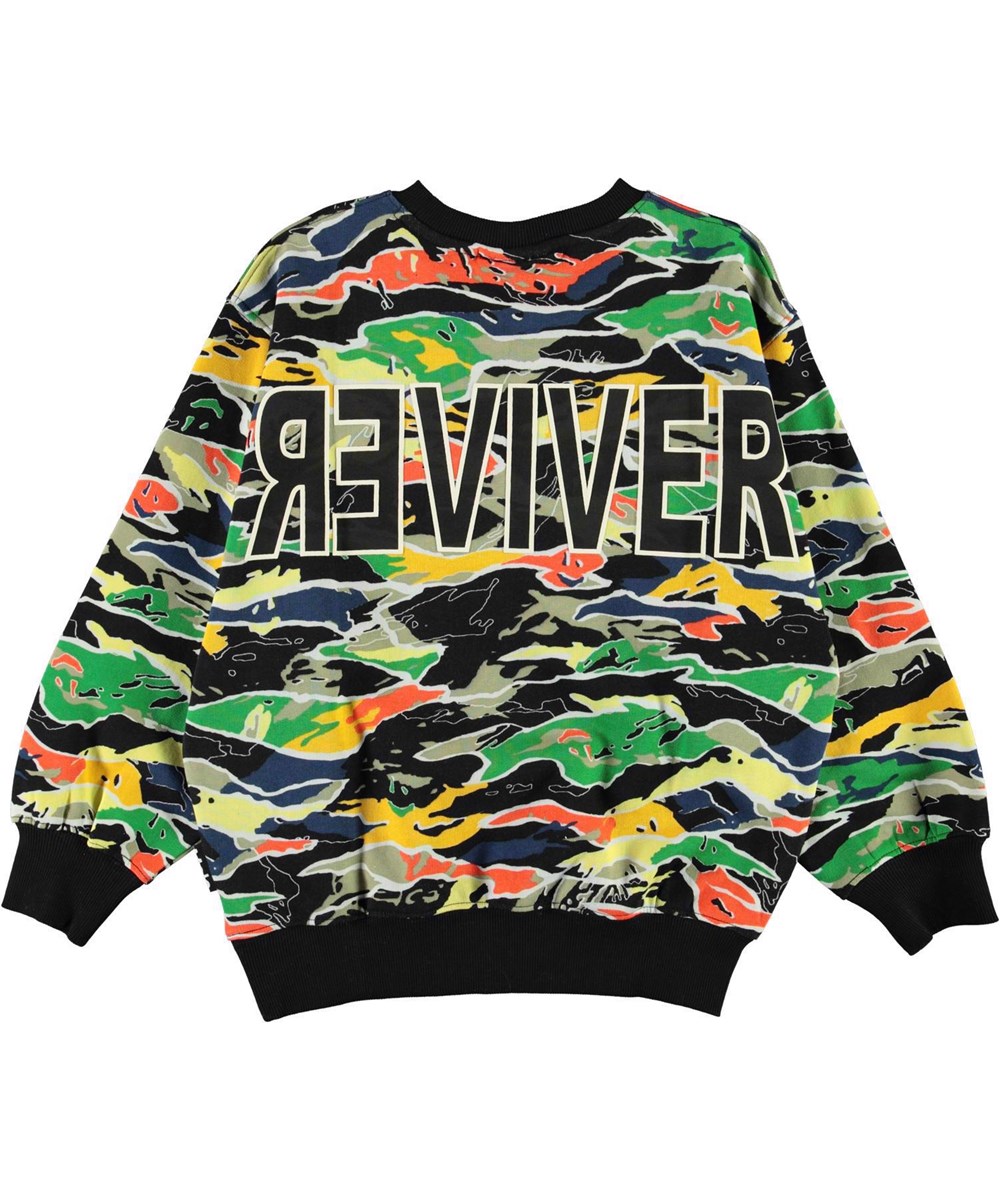 Monti - Colour Camo - Mehrfarbiges Sweatshirt mit Camo-Print.