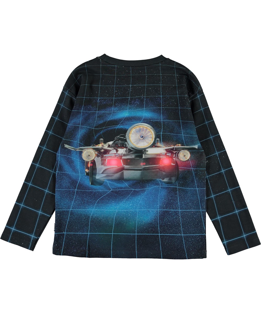 Mountoo - Time Traveller - Öko-Bluse mit Druck von Auto