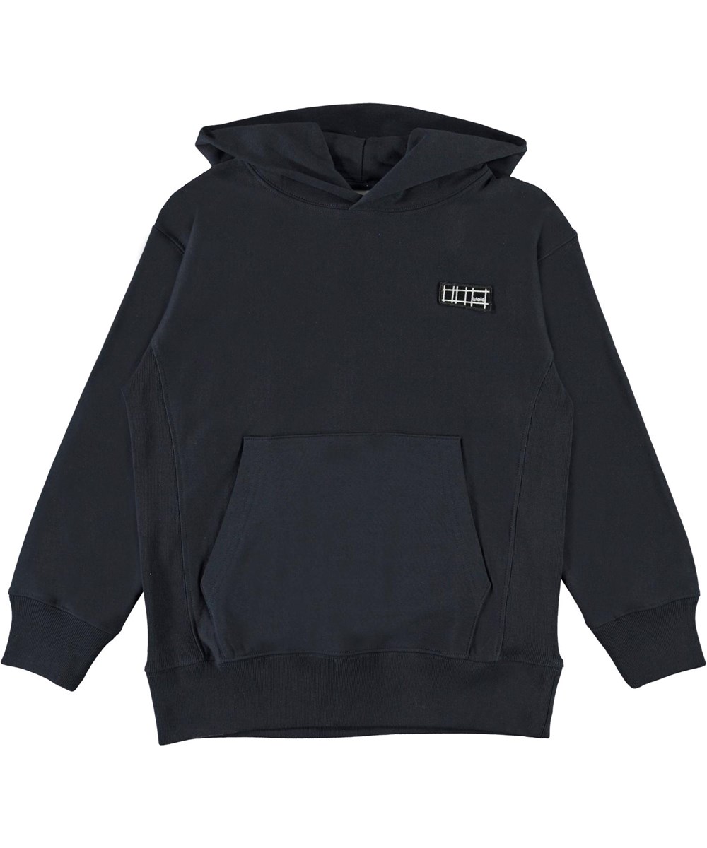 Moz - Dark Navy - Öko dunkelblauer Hoodie