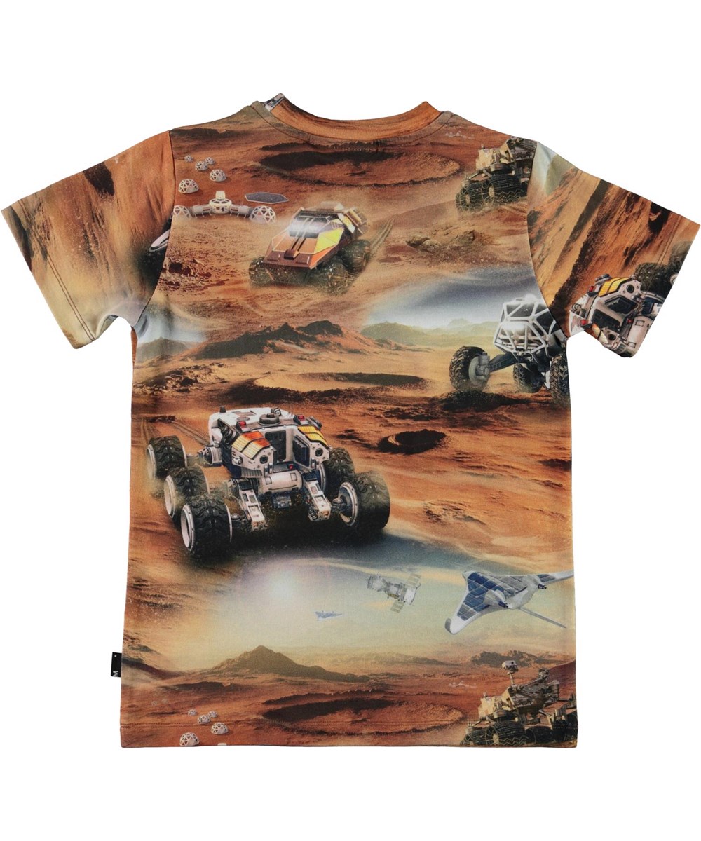 Ralphie - Mars - Öko braunes T-Shirt mit Mars-Druck