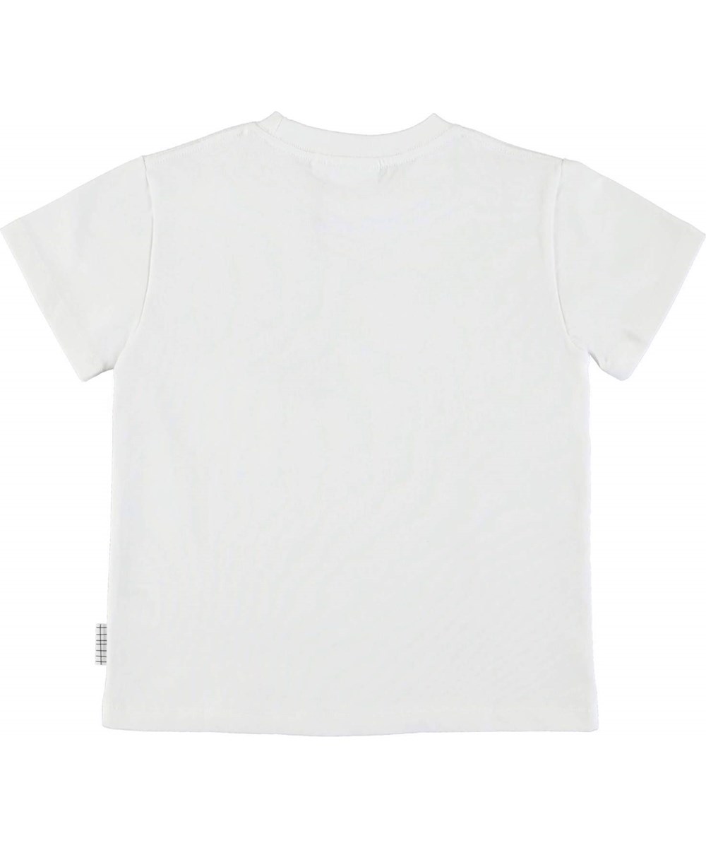 Rame - Skate Bowl - Weißes T-Shirt mit Skateramp-Print.