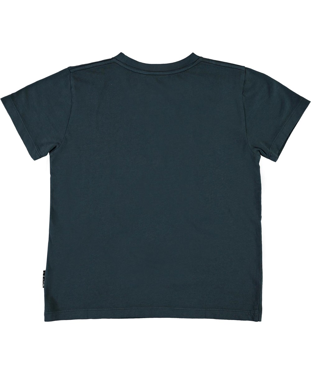 Rame - Summer Night - Dunkelblau Smiley Palmen T-Shirt