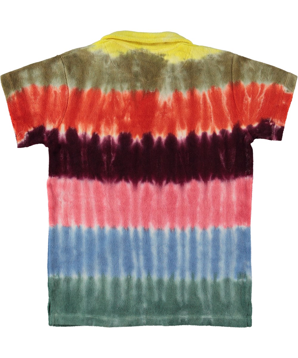 Randel - Rainbow Mist - Frottee-Polo in Regenbogenstreifen