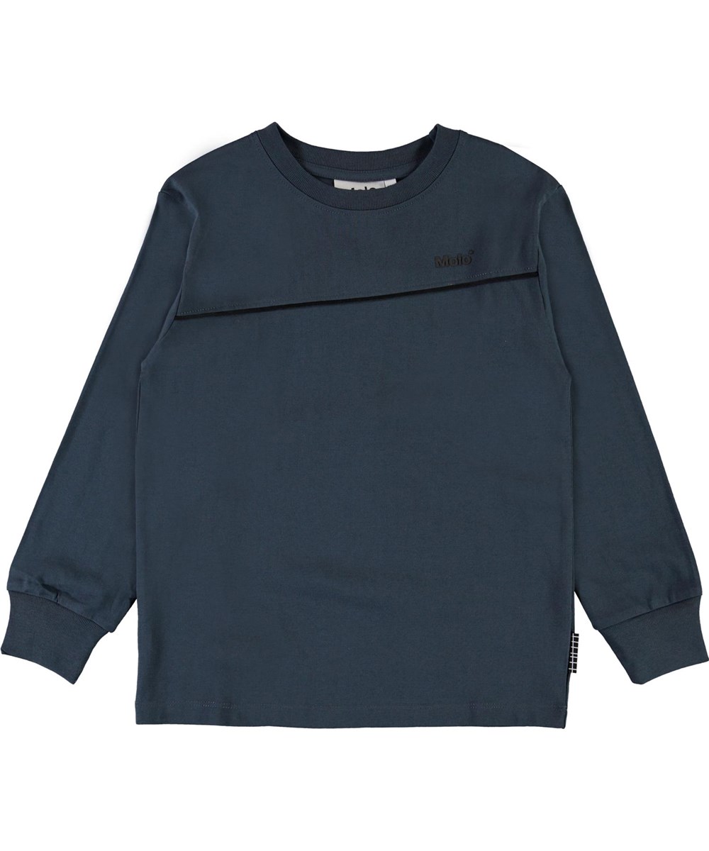 Rasmono - Summer Night - Öko blauer Pullover