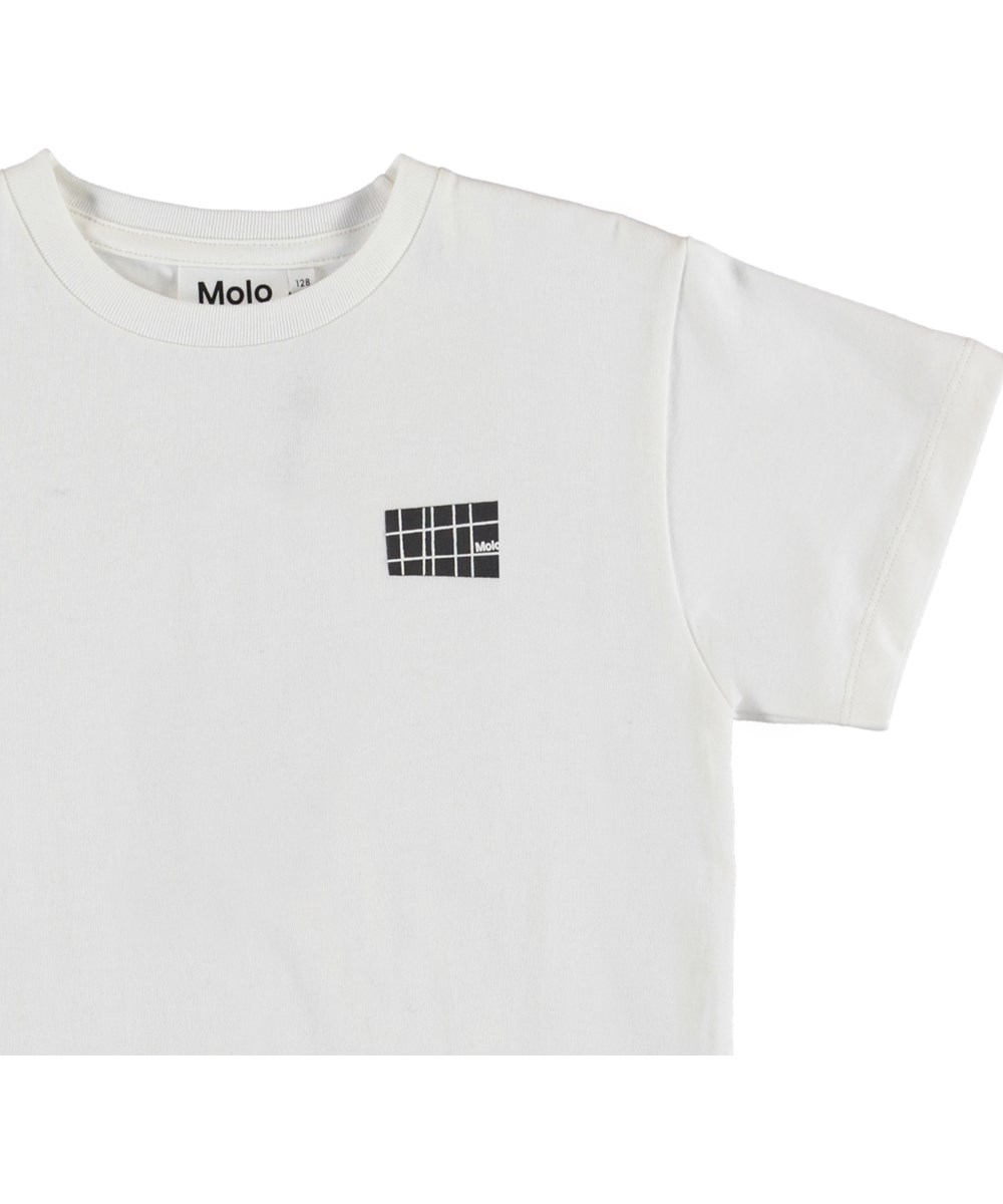 Rasmus - White Star - Weißes Öko-T-Shirt