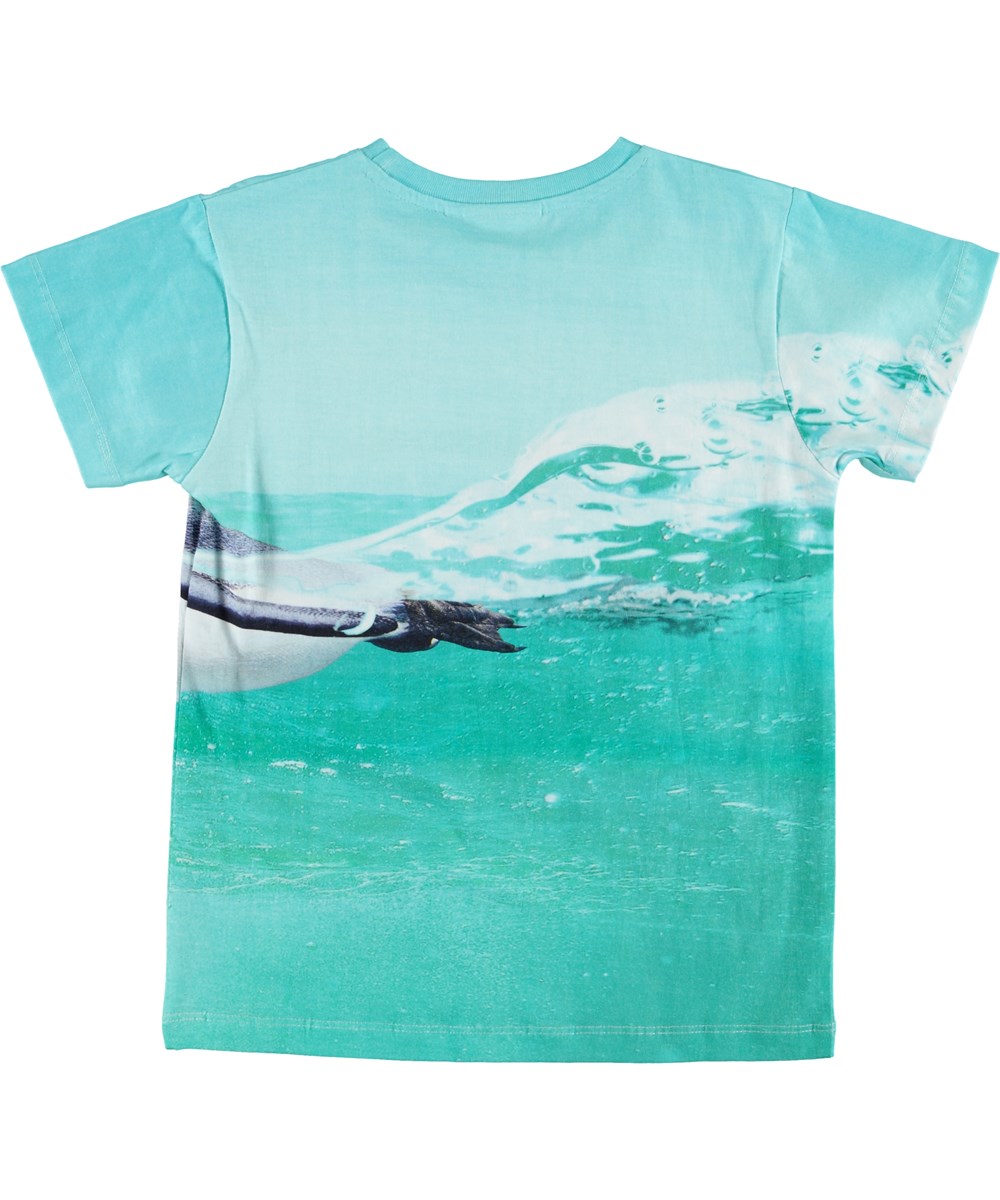 Raul - The Penguin - T-shirt mit Print von Pinguin.