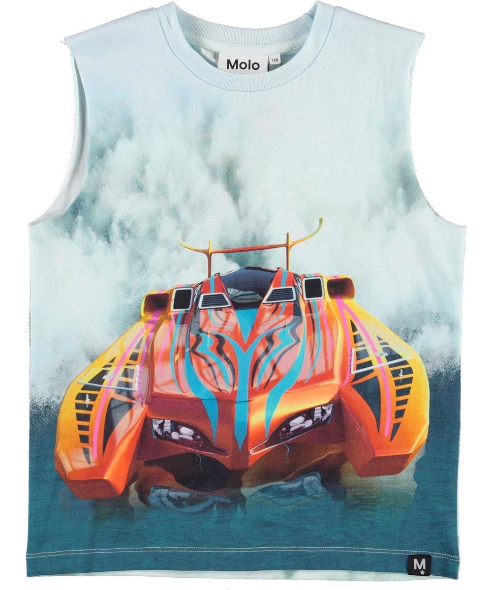 Ray - Power Boat - Öko-Schnellboot-Tanktop