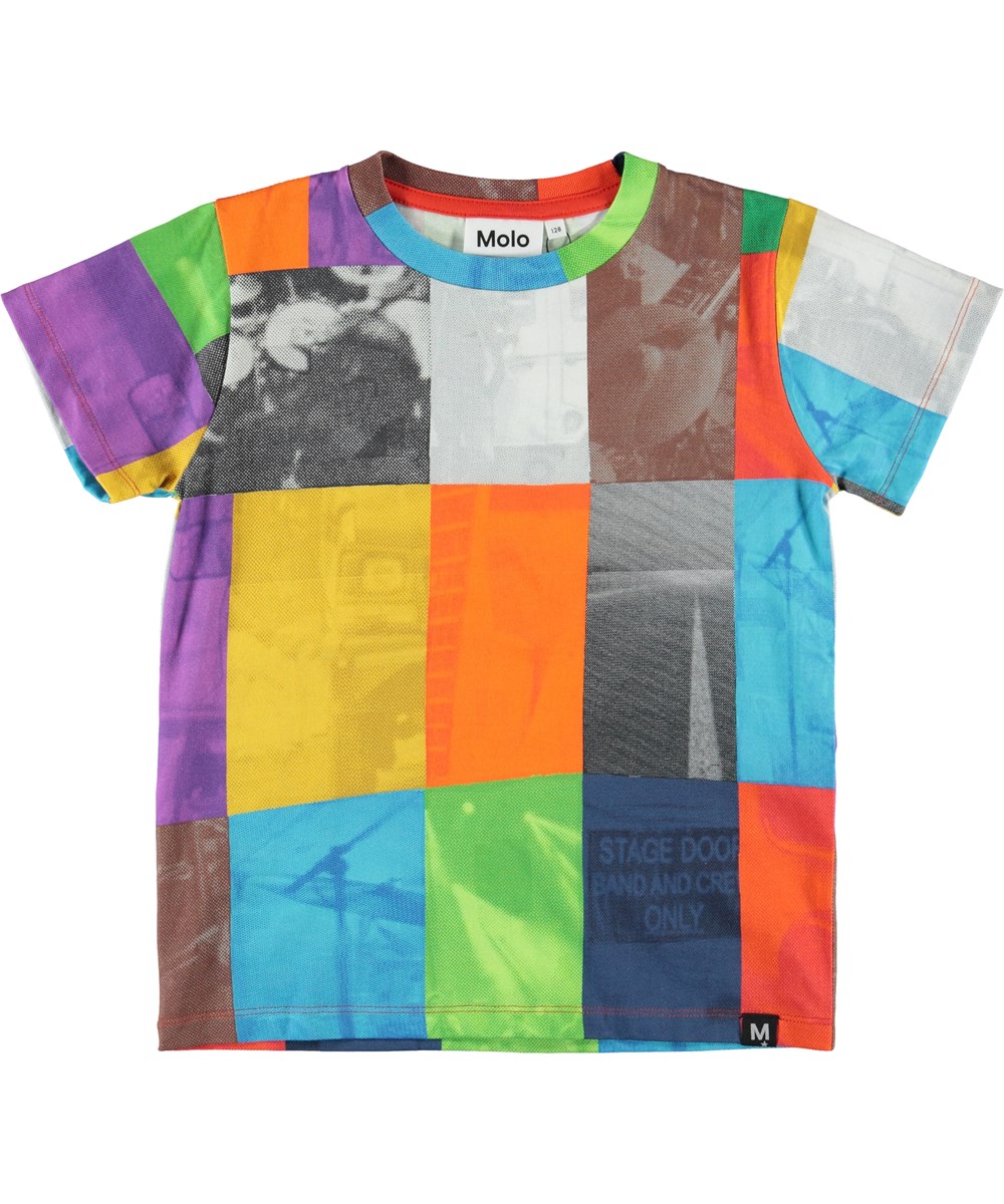Raymont - Music Patchwork - T-Shirt mit bunten Feldern