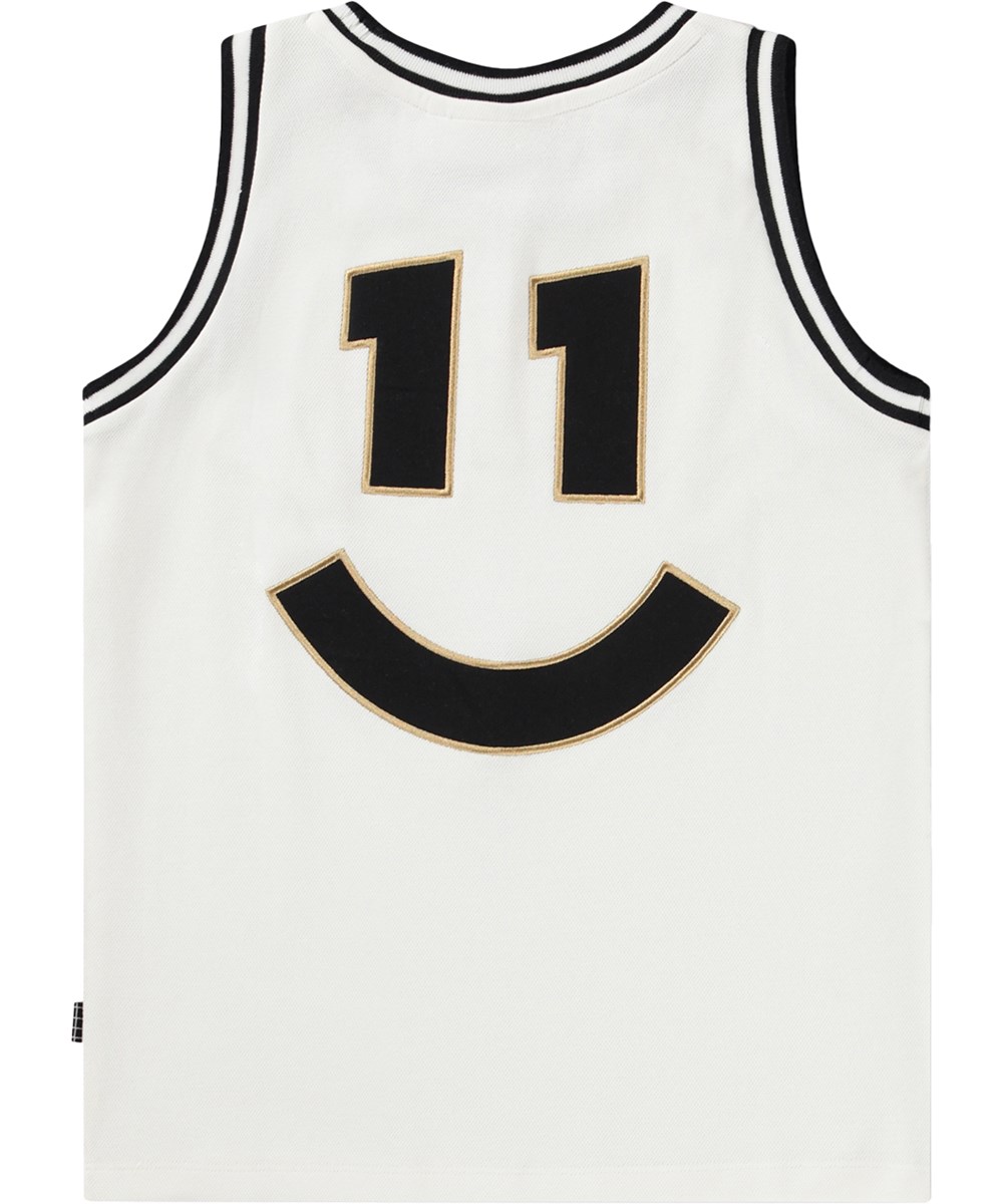 Real - Daylight White - Weißes Tanktop für Kinder aus Öko-Baumwolle