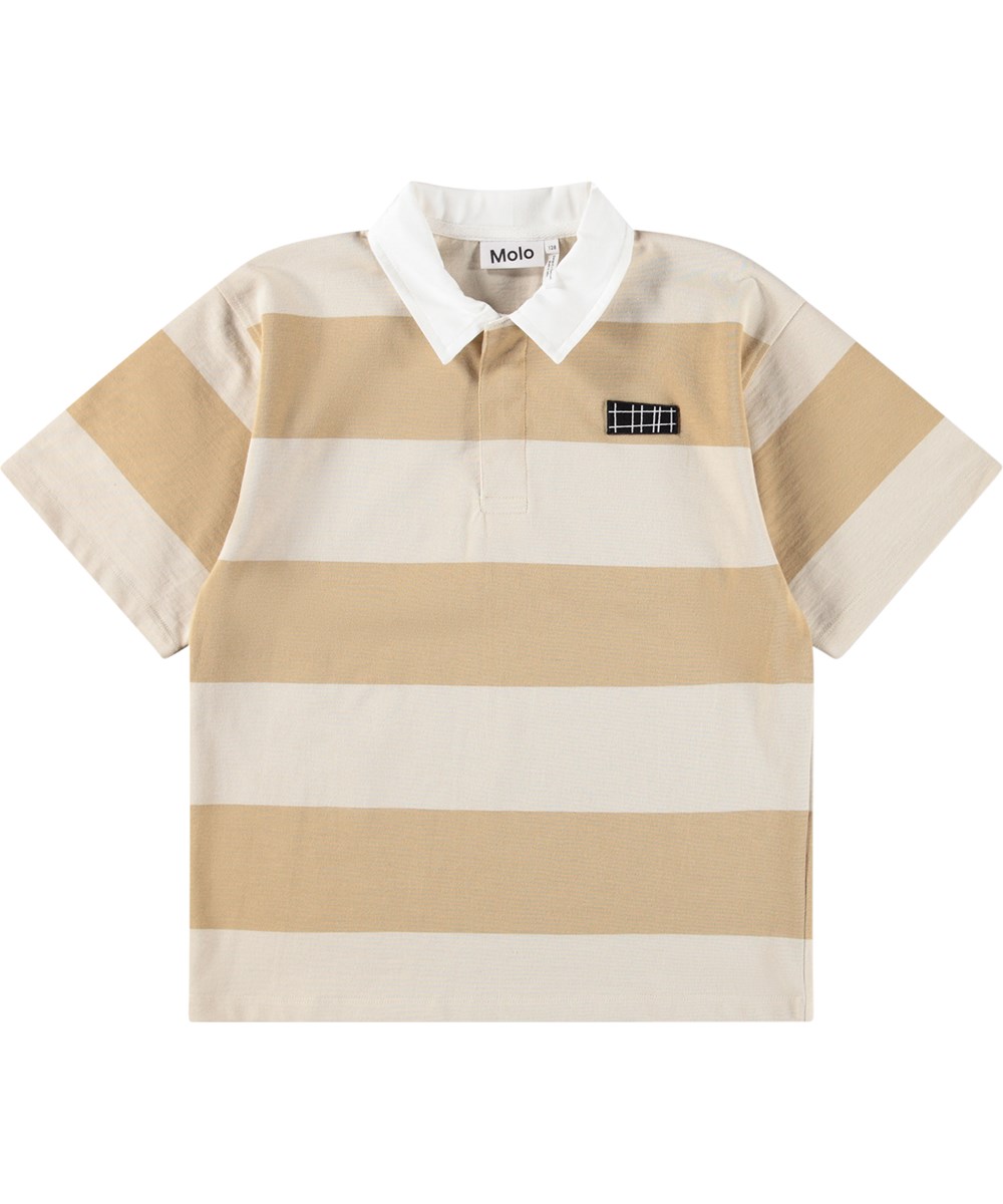 Reef - Daylight Sand - Gestreiftes Poloshirt für Kinder aus Öko-Baumwolle