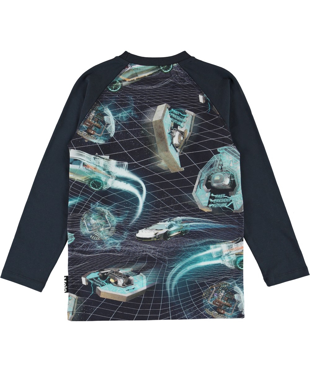 Remington - Time Machines - Öko-Bluse mit Raumschiffen