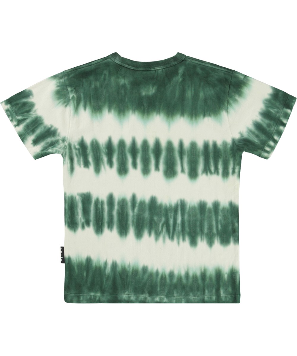 Riley - Eden Moon - Öko-T-Shirt mit grünem Batik-Print