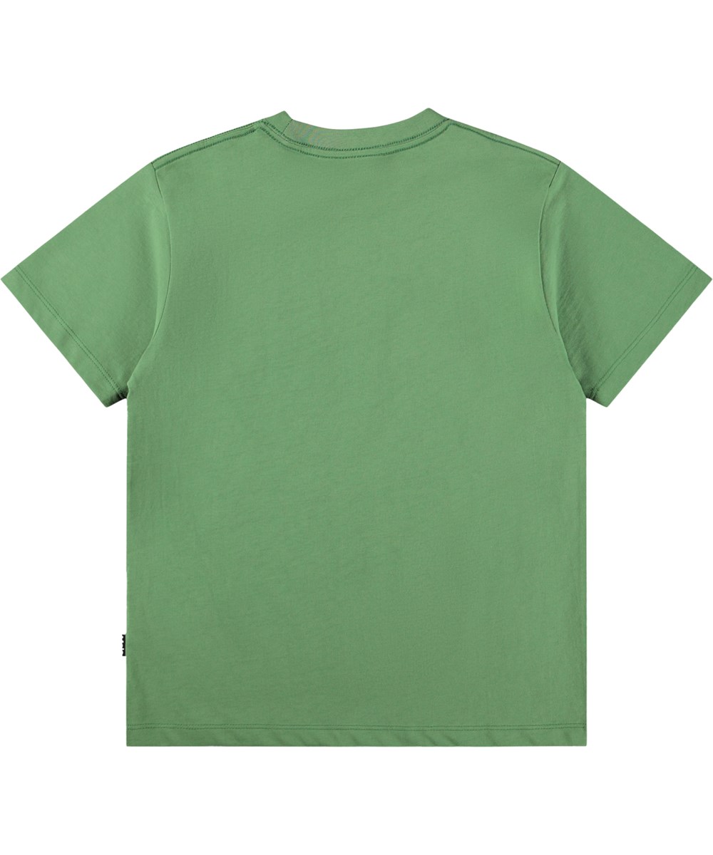 Riley - Patch Batch - Grünes T-Shirt für Kinder aus Öko-Baumwolle