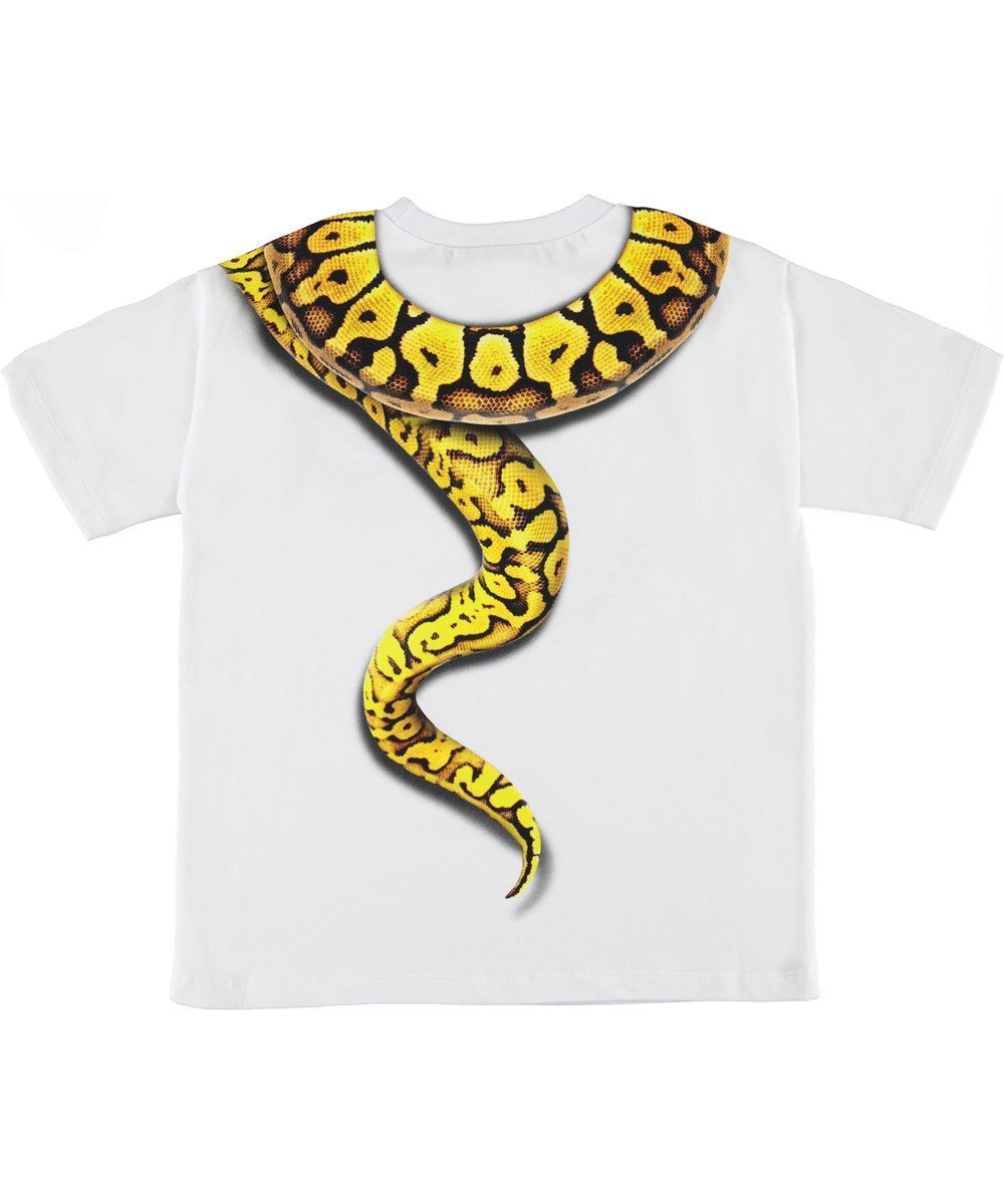 Rillo - Snake Charmer - Weißes T-shirt mit Schlangen Print