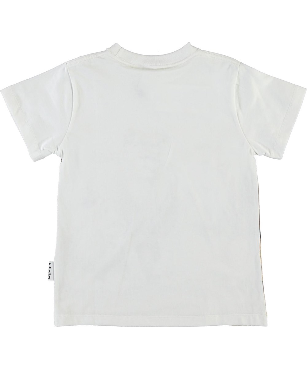 Road - 3 Lions - Öko weißes T-Shirt mit Löwen