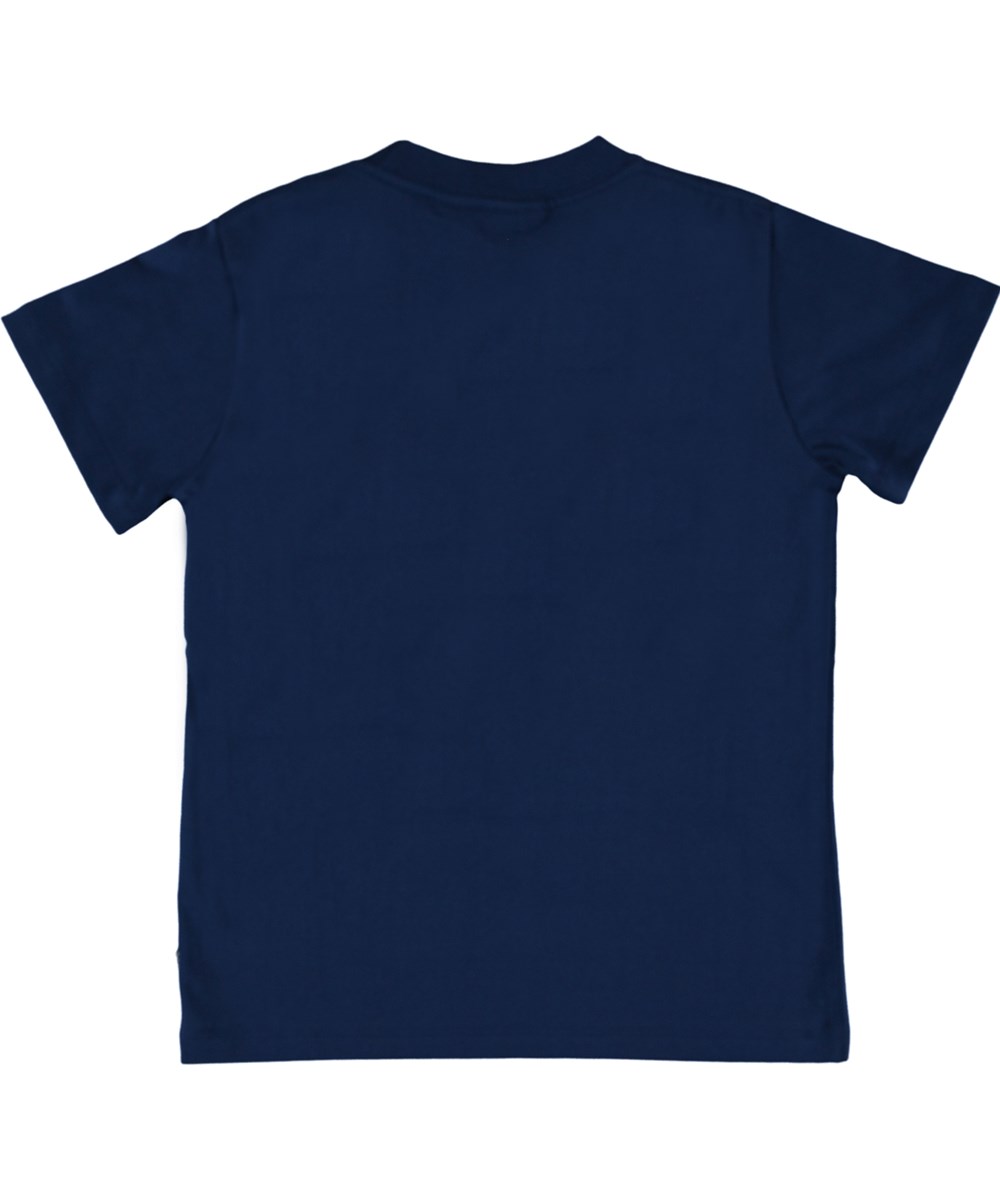 Road - New Game - Blaues 'New Game' T-Shirt
