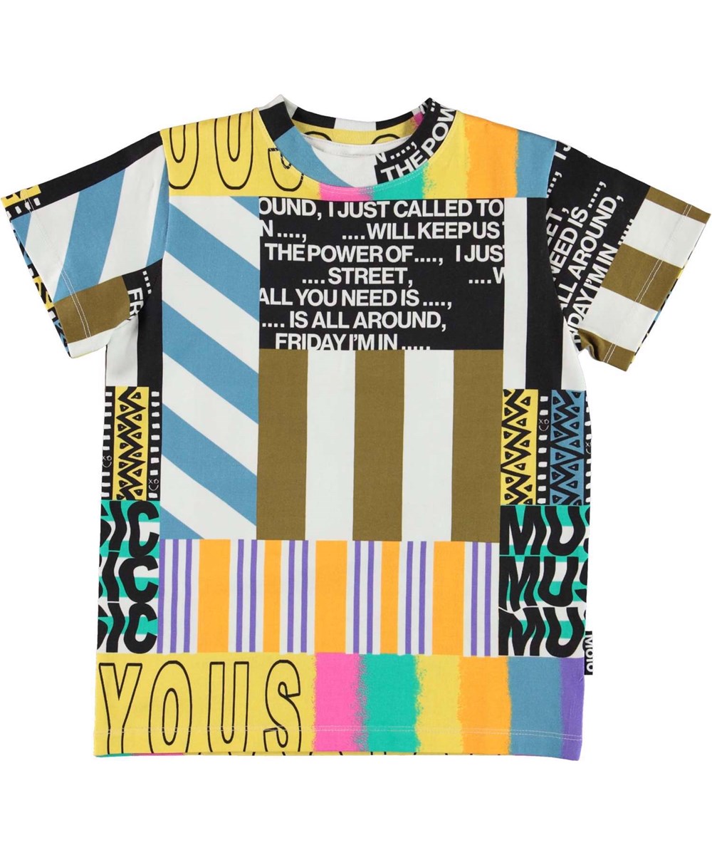 Road - Print Work - T-Shirt und Collage-Druck-Arbeitsdruck.