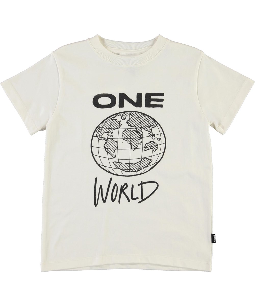 Road - White Star - Öko weißes T-Shirt one world