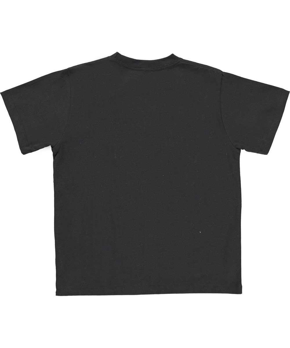 Rodney - Wilderness - Schwarzes Öko-T-Shirt mit Wildnis