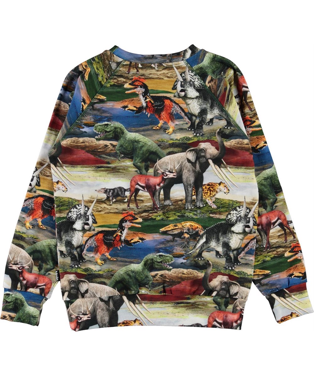 Romeo - Ancient World - Öko Pullover mit Druck von Dinosaurier