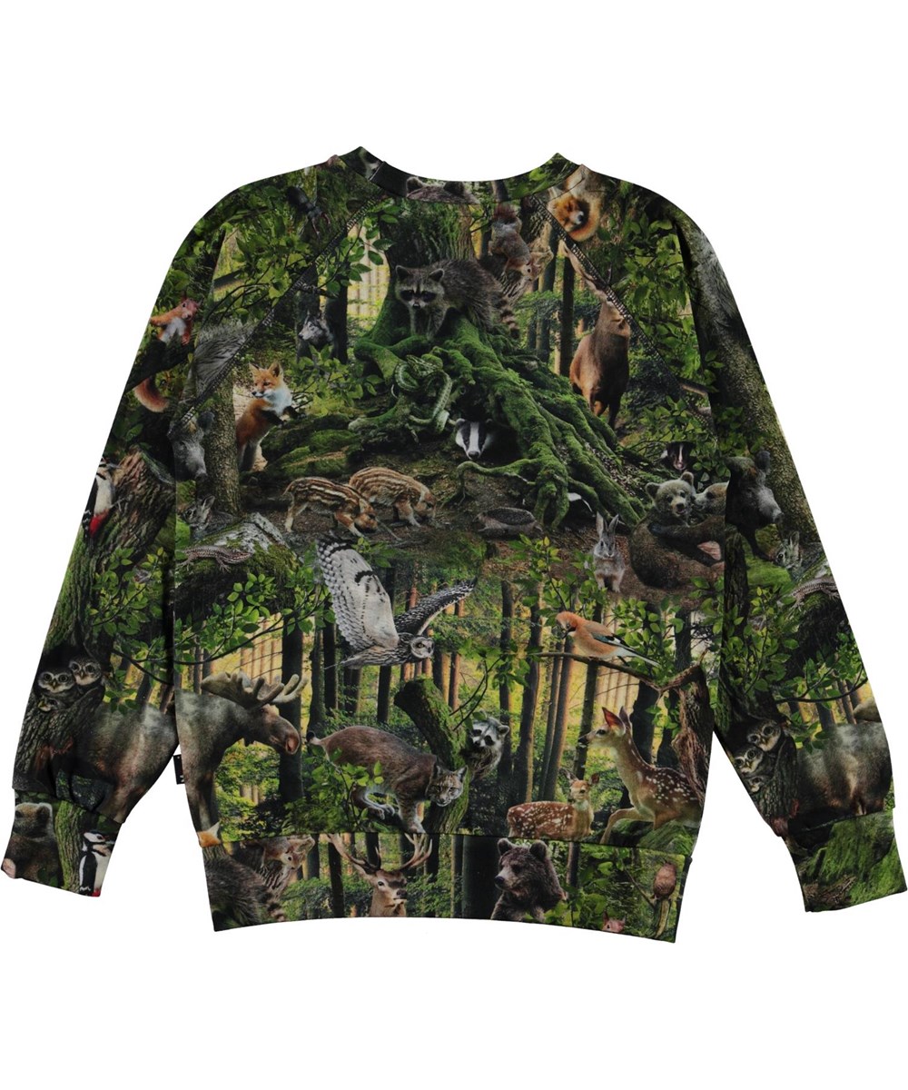 Romeo - Forest Life - Öko-Pullover mit Meeresdruck