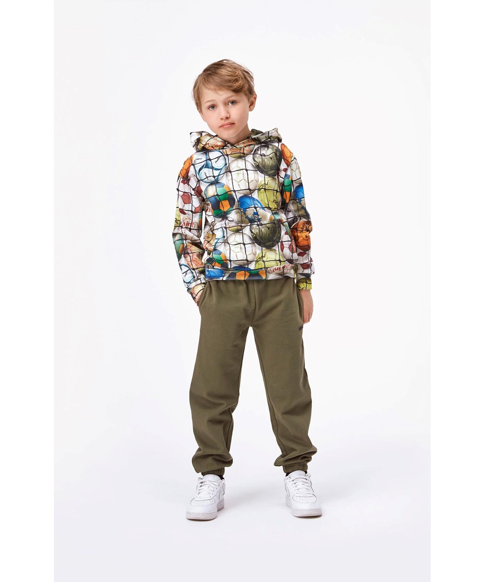 Romo - Footballs - Öko Hoodie mit Fußbällen