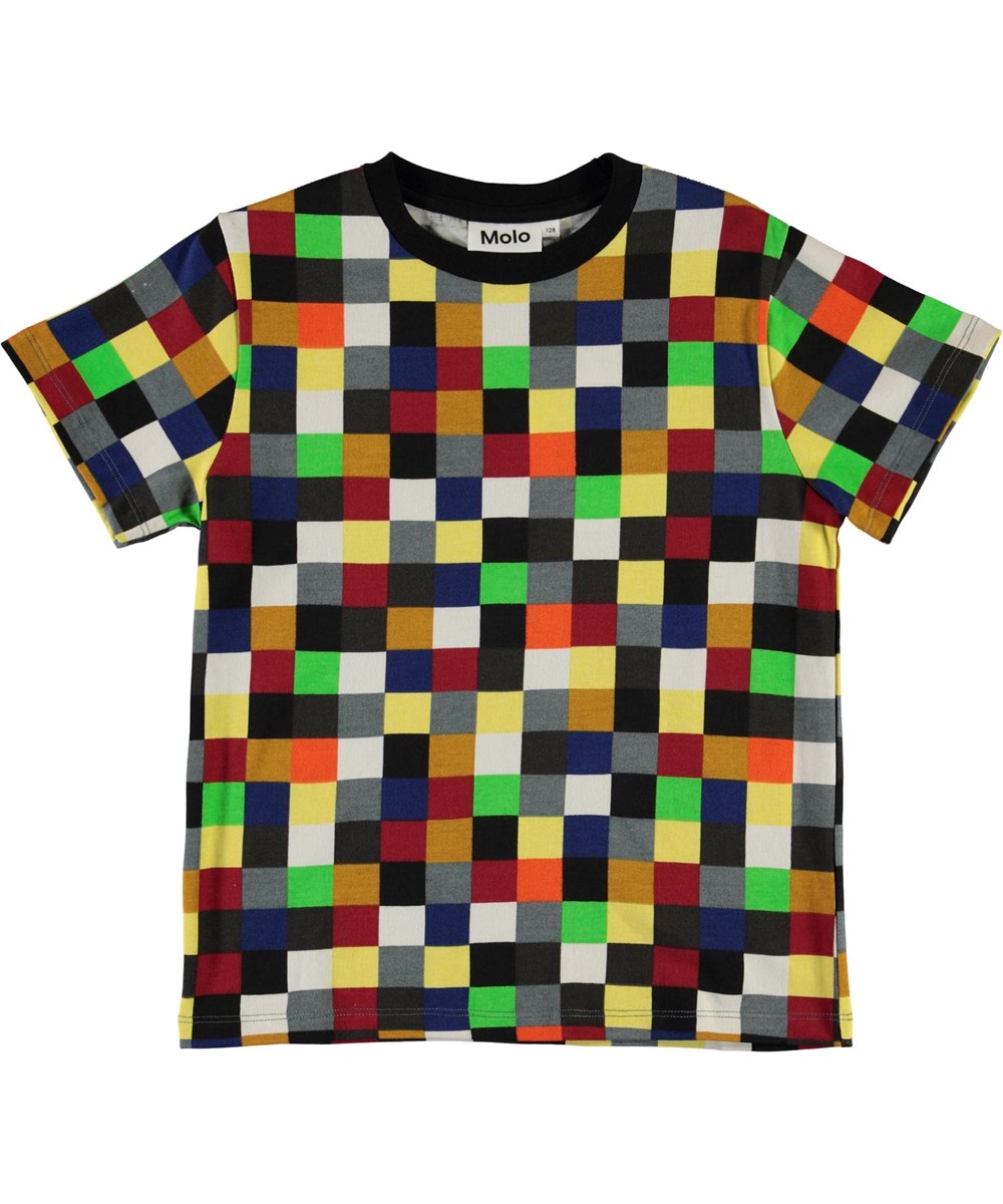 Roxo - Pixels - T-Shirt mit farbigen Feldern