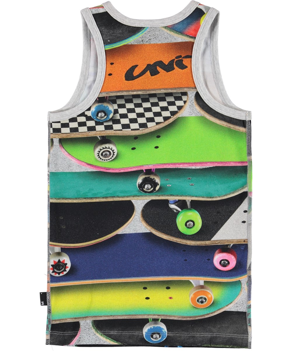 Jim - Skateboards - unterhemd mit Skateboard Print