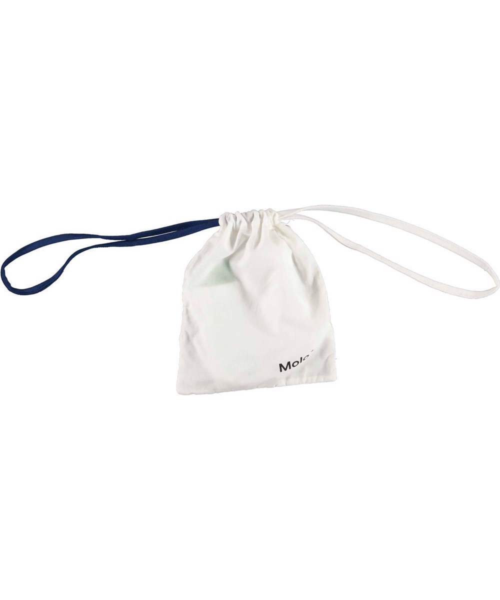 Justin 2-pack - White Blue - 2er-Pack Boxershorts in Blau und Weiß.