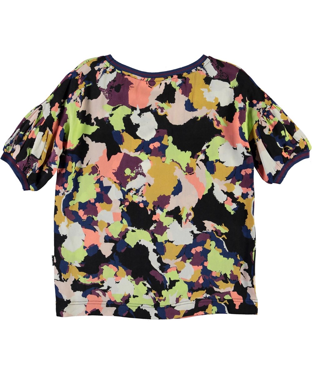 Robyn - Pangea Camo - T-Shirt mit farbigen Feldern