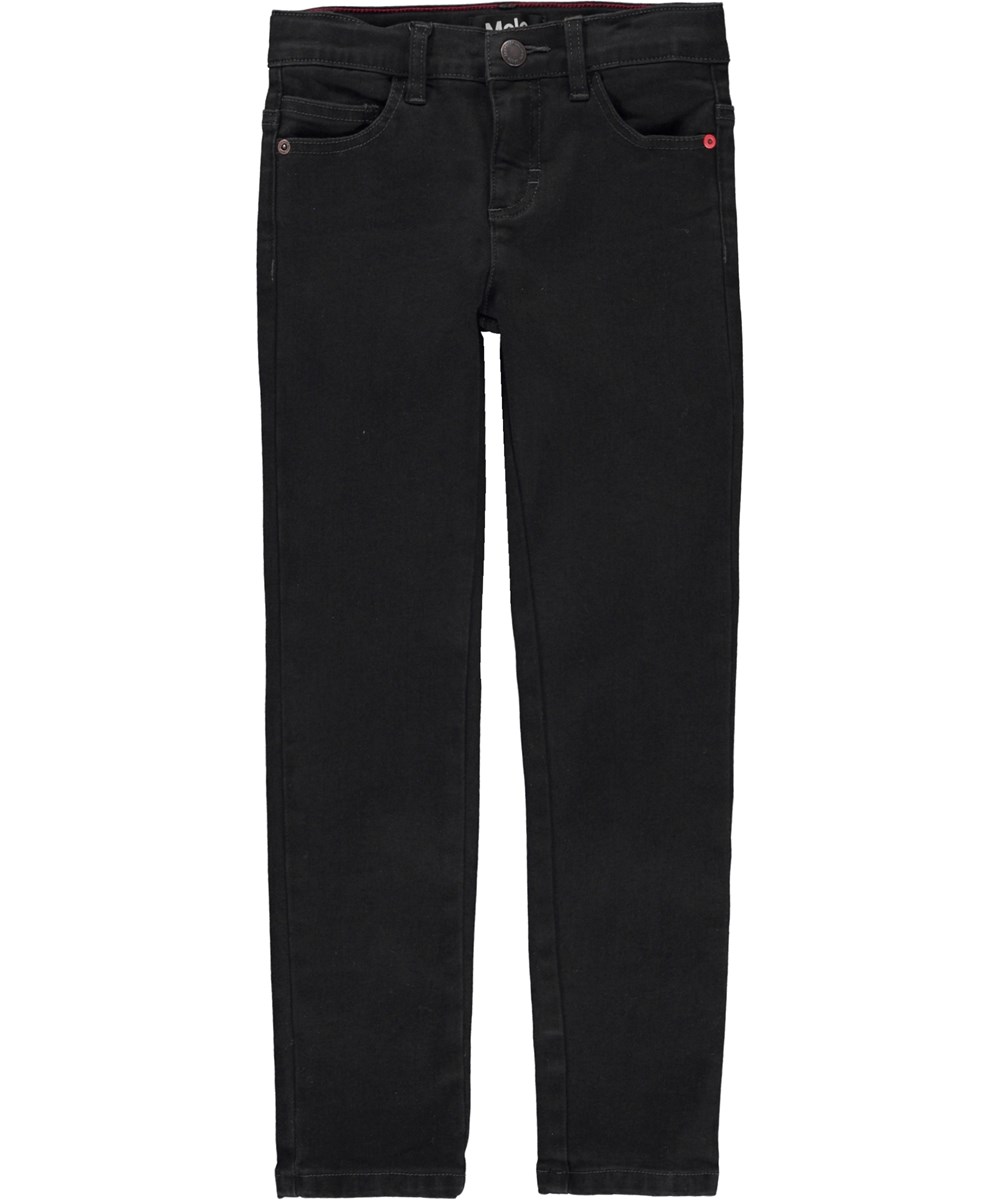 Adele - Washed Black - Schwarze Jeans mit Elasthan