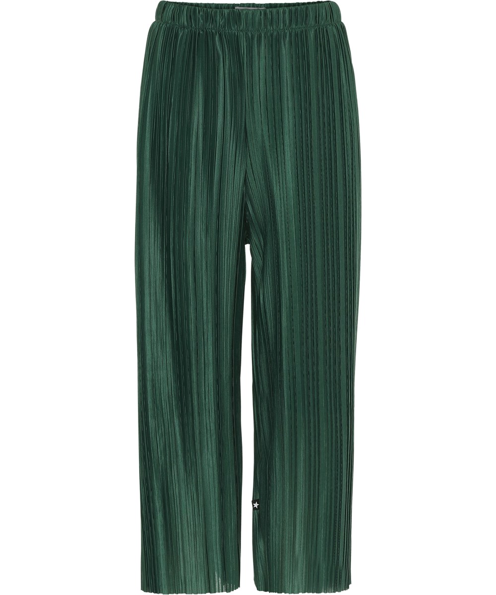 Aliecia - Jungle - Plissierte Culotten Hose in grün