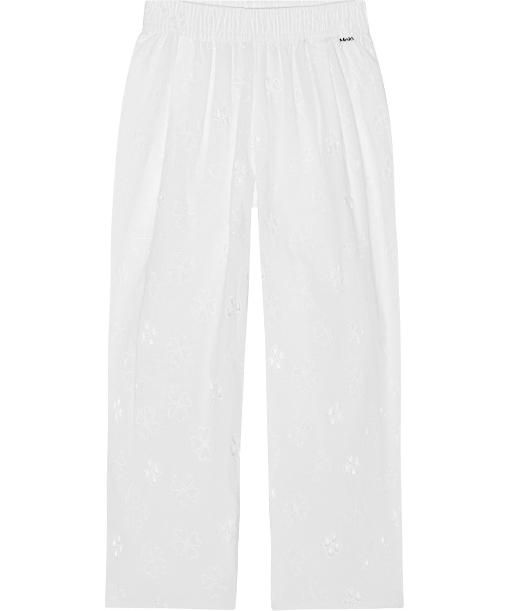 Ami - White - Weiße Hose aus Öko-Baumwolle