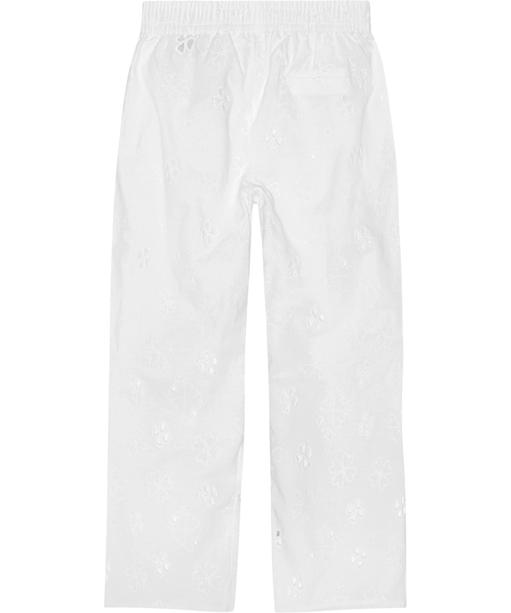 Ami - White - Weiße Hose aus Öko-Baumwolle