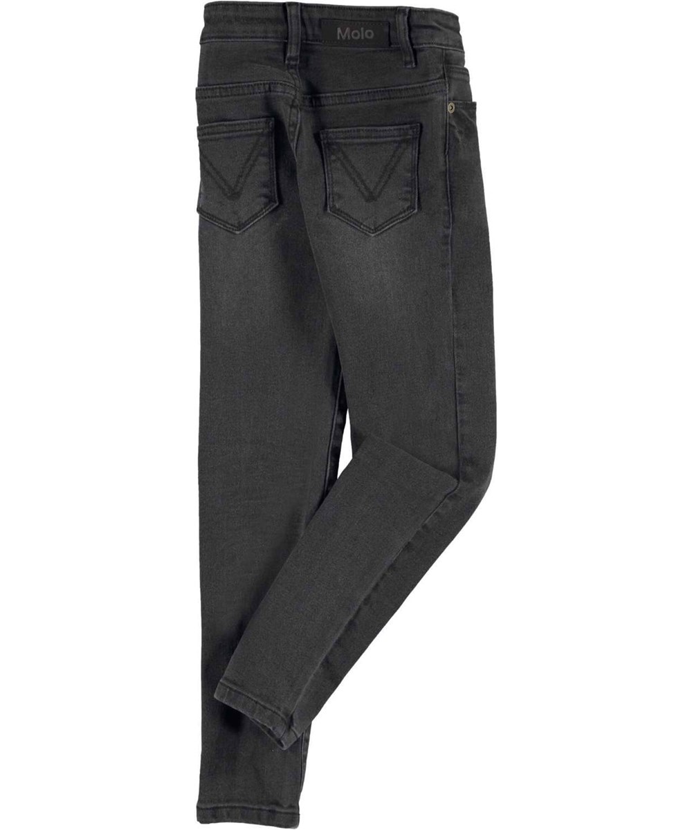 Angelica - Black Denim - Extra schmale Jeans in Schwarz