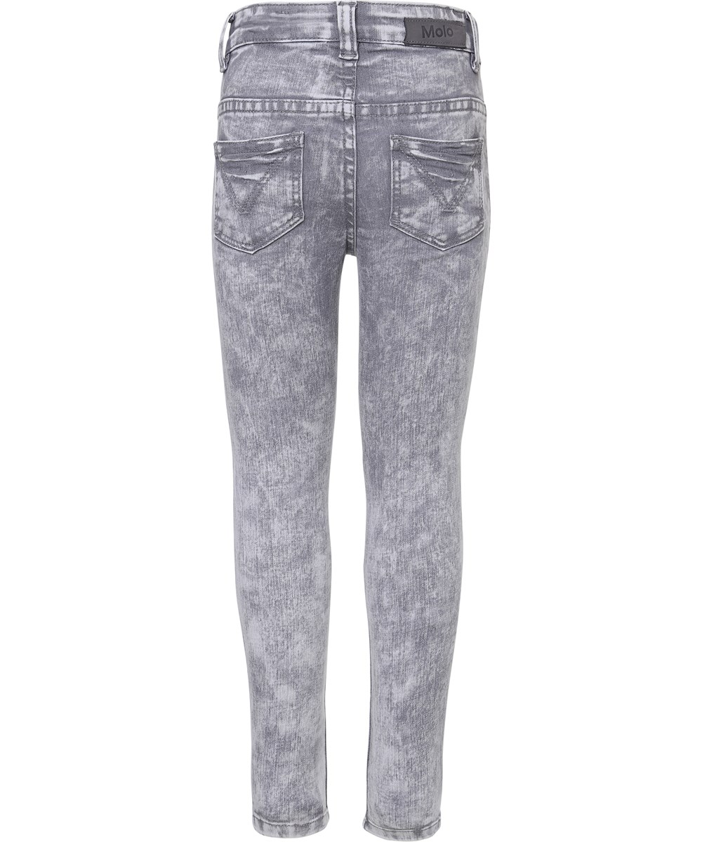 Angelica - Bleach Grey Stretch Denim - 