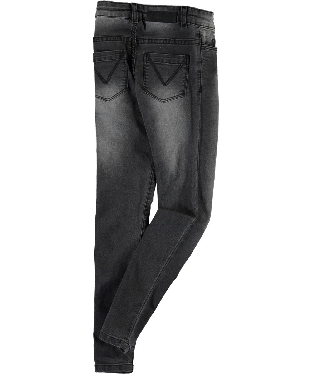 Angelica - Washed Black - Graue Slim-fit-Jeans