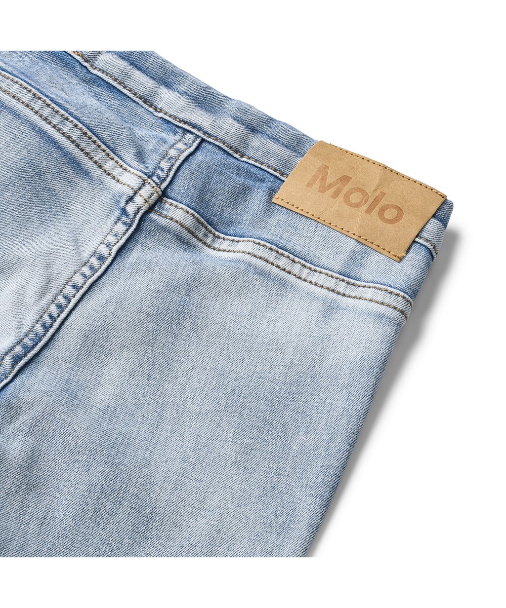 April - Light Washed Blue - Hellgraue Jeggings im Jeans-Look